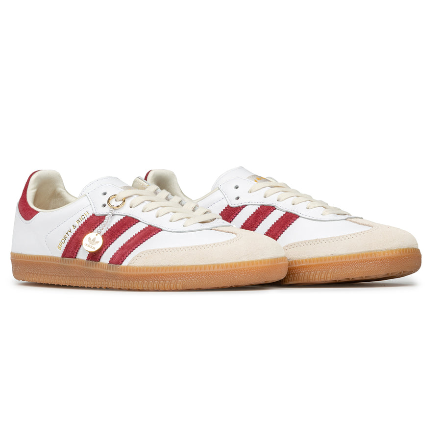 Adidas x Sporty & Rich Samba OG | Collegiate Burgundy