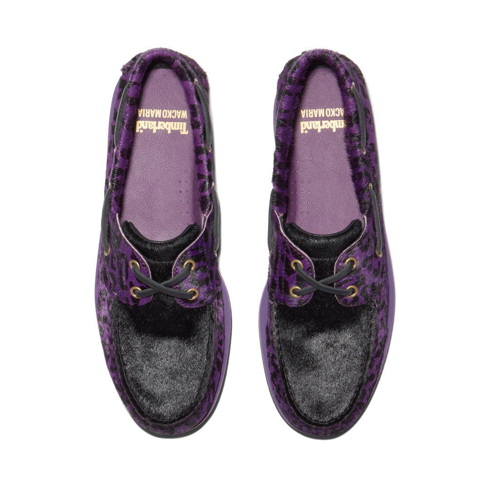 Timberland x Wacko Maria Classic Two-Eye Boat | Purple Leopard