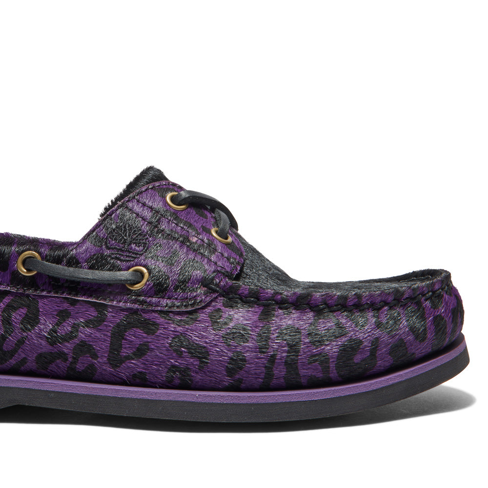 Timberland x Wacko Maria Classic Two-Eye Boat | Purple Leopard