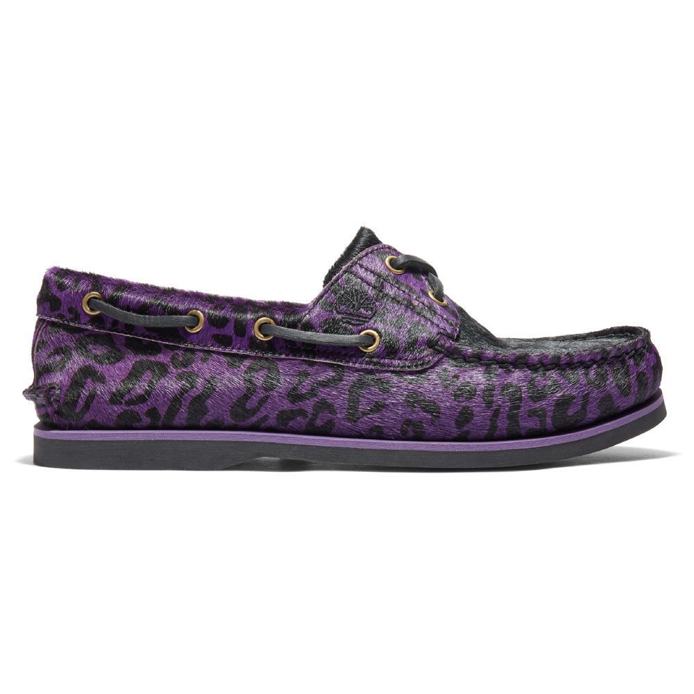 Timberland x Wacko Maria Classic Two-Eye Boat | Purple Leopard